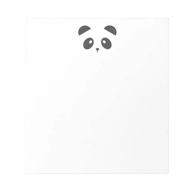Panda notepad | Zazzle