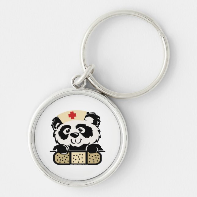 Panda Nurse Keychain (Front)