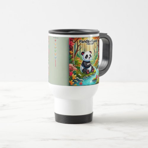 Panda of Luck Travel Mug 13