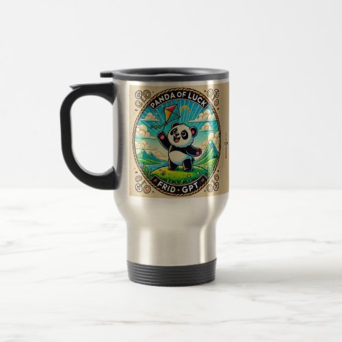 Panda of Luck Travel Mug 22