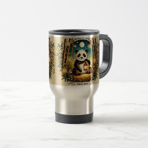 Panda of Luck Travel Mug 24