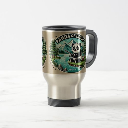 Panda of Luck Travel Mug 25