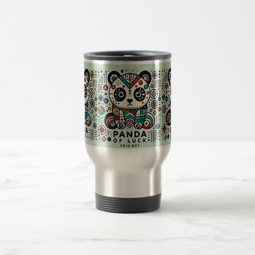 Panda of Luck Travel Mug 32