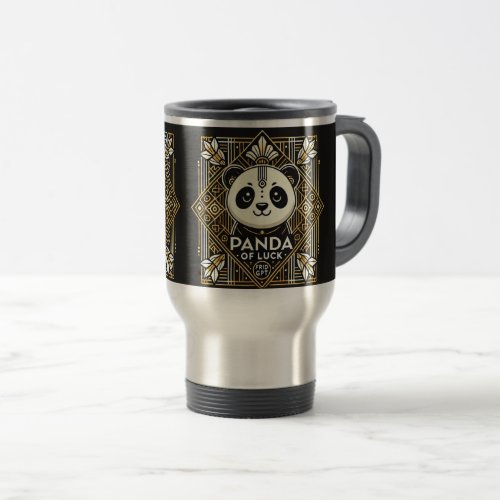 Panda of Luck Travel Mug 34