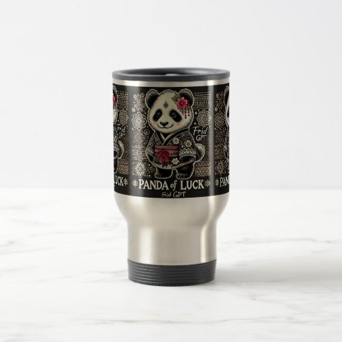 Panda of Luck Travel Mug 35