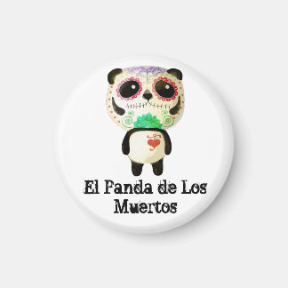 Panda of The Day of The Dead Magnet