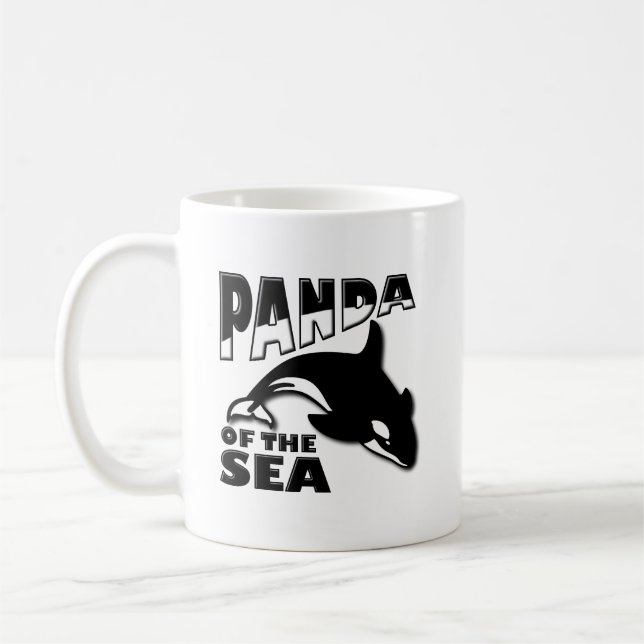 Panda of the Sea Funny Mug (Left)
