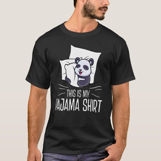 Panda Official Sleep Napping Nightgown T-Shirt (Front)