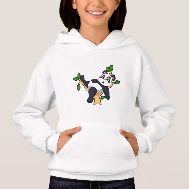 Panda on Tree Hoodie (Front)