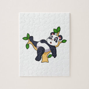 Panda on Tree Jigsaw Puzzle