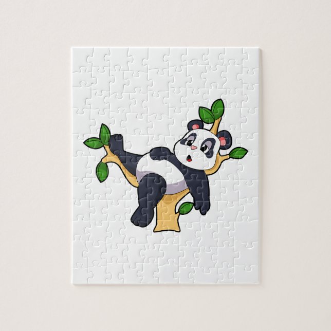 Panda on Tree Jigsaw Puzzle (Vertical)