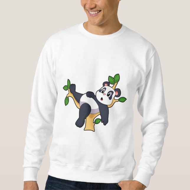 Panda on Tree Sweatshirt (Front)