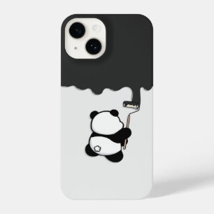 Panda Paint Drip – Artistic Minimalist Phone Case