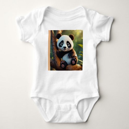  Panda Pals Tree Branch Serenity Baby Bodysuit