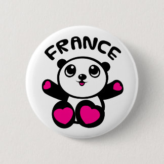 Panda Panda France Pinback Button
