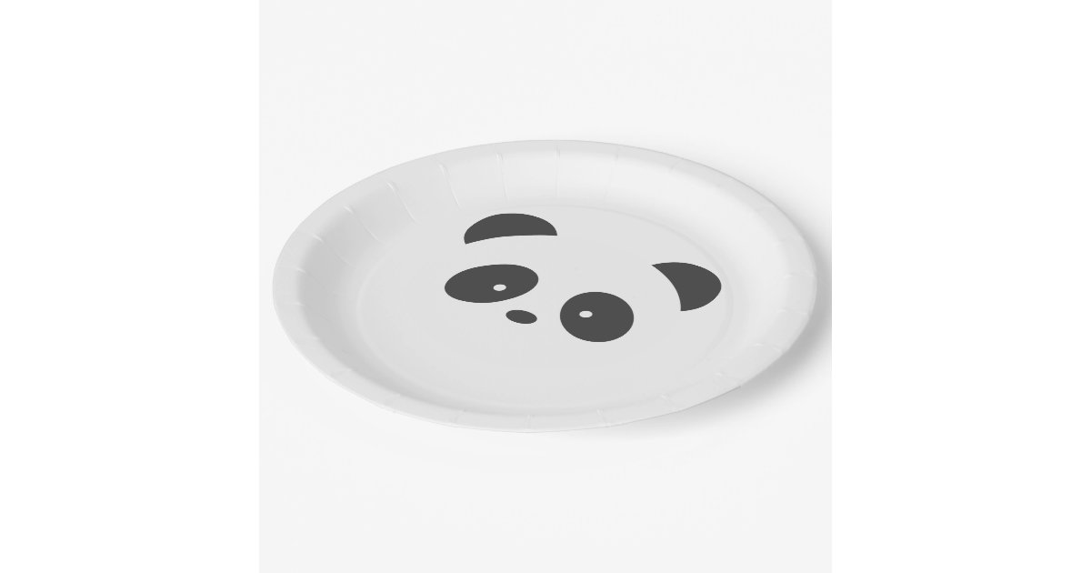 Panda Paper Plate | Zazzle