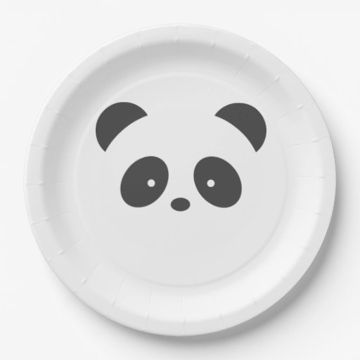 Panda Paper Plate | Zazzle