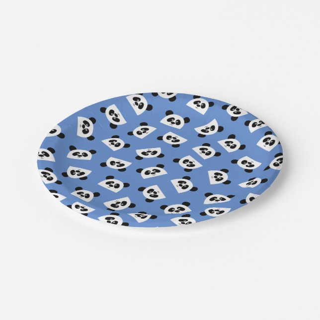 Panda Paper Plates (Angled)