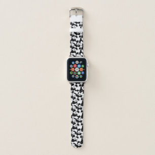 Panda pattern apple watch band