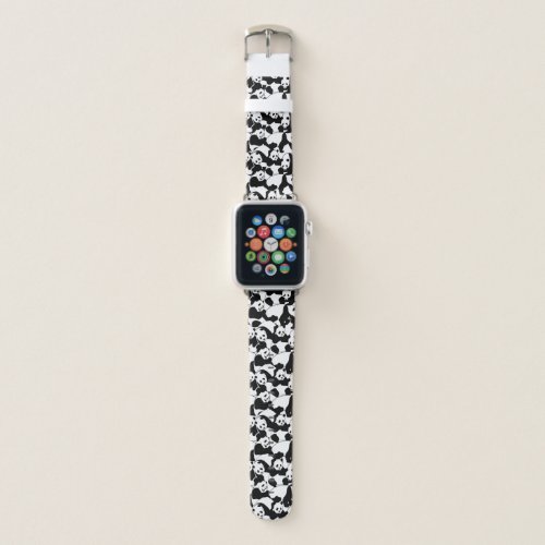 Panda pattern apple watch band