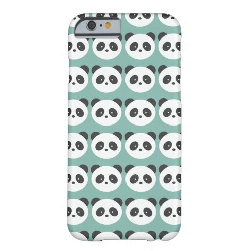 Panda pattern barely there iPhone 6 case