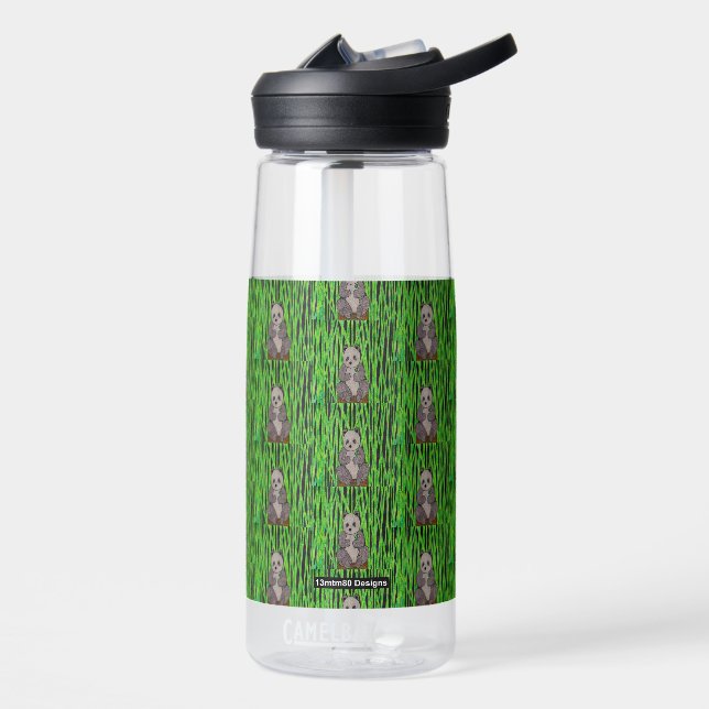 Panda (pattern) - Water Bottle (Left)