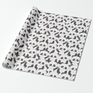 Panda Pattern Wrapping Paper