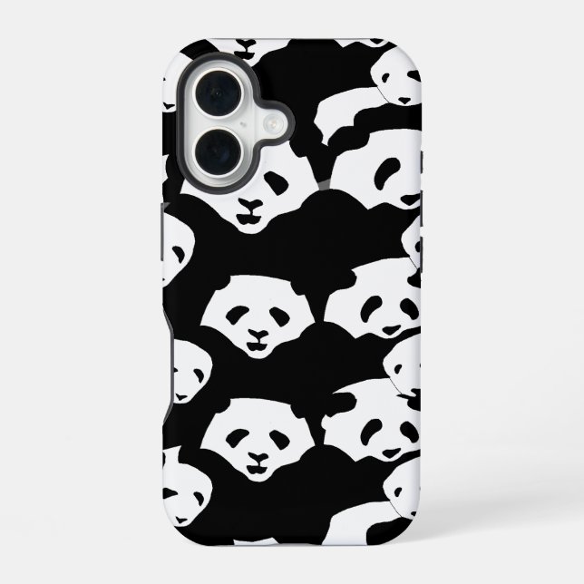 panda patterned iphone case (Back)