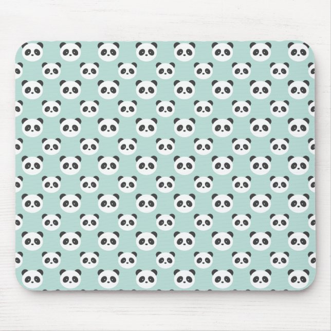 Panda patterned mouse pad (Front)