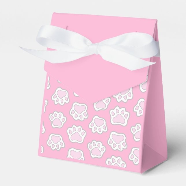 Panda paws for a gift favor boxes (Front Side)