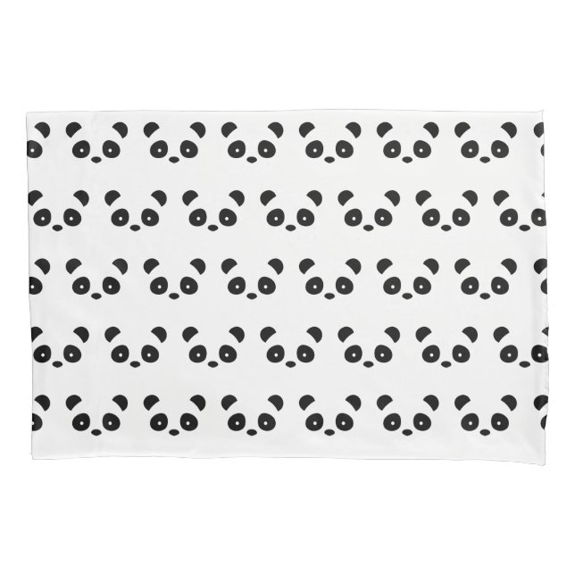 Panda pillow case, Bedroom decorations Case (Front)