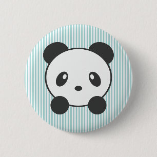 Panda Pinback Button