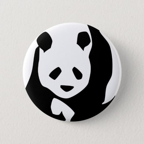 Panda Pinback Button