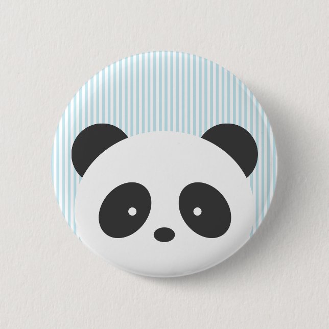 Panda Pinback Button (Front)