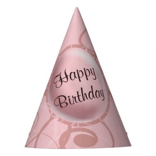 Panda Pink Birthday Party Hat