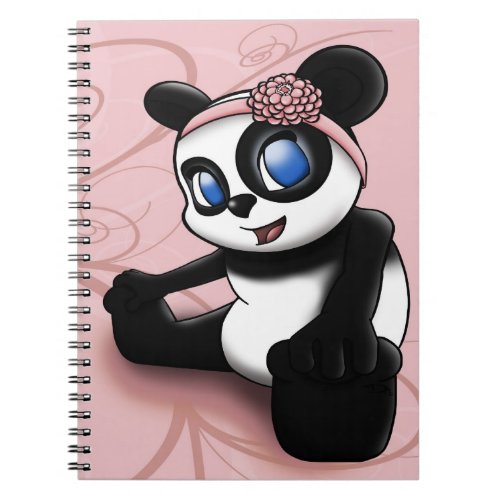 Panda Pink Notebook