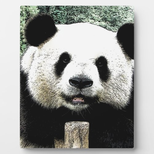 Panda Plaque