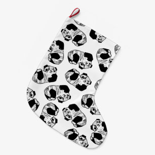 Panda Play Christmas Stocking Double Sided
