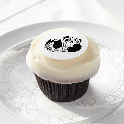 Panda Play Edible Frosting Sheets _ 2 Inch Round