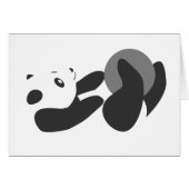 Panda Playing (Black) (Front Horizontal)