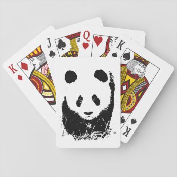 Panda Playing Cards by hizli_art at Zazzle