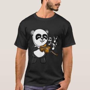 Panda Playing Violin T-Shirt