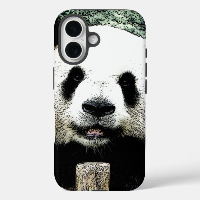 Panda Pop Art Case-Mate iPhone Case (Back)