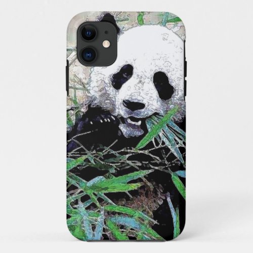 Panda Pop Art iPhone 11 Case