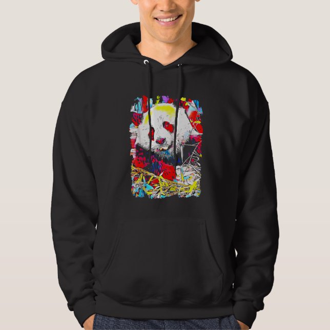 Panda Pop Art Hoodie (Front)