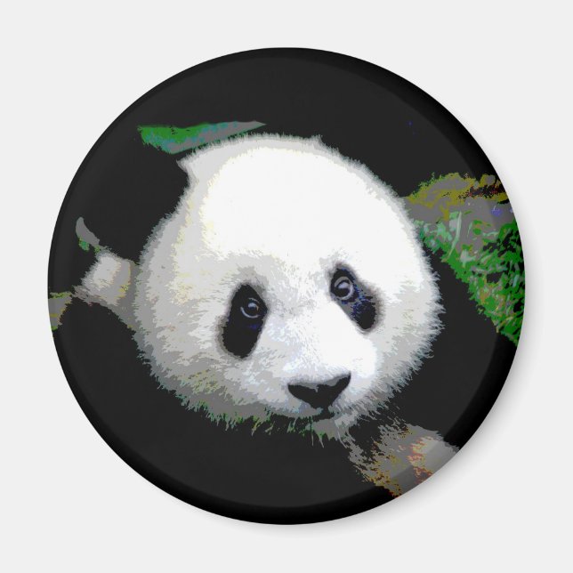 Panda Pop Art Magnet (Front)