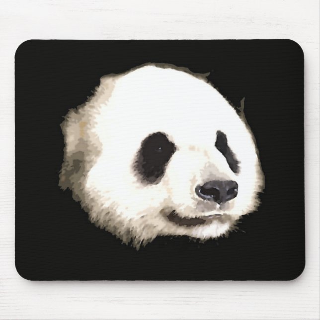 Panda Pop Art Mouse Pad (Front)