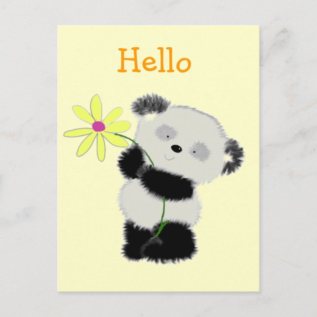 panda postcard (Front)