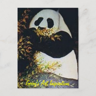 PANDA POSTCARD