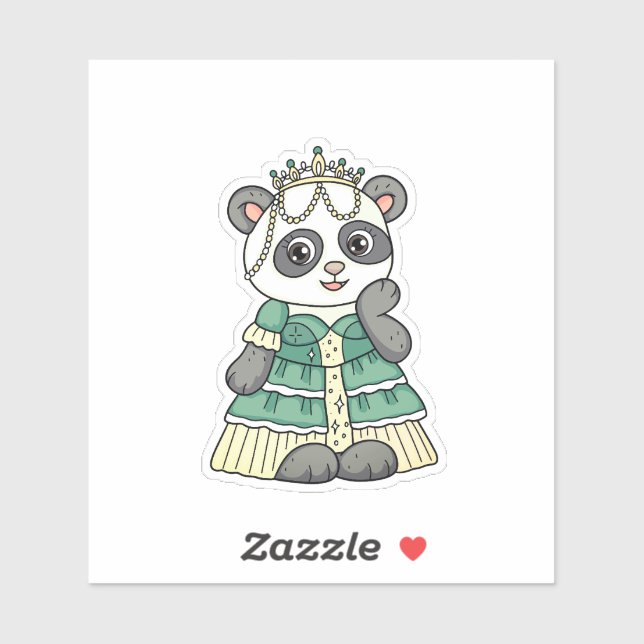 Panda Princess Sticker (Sheet)